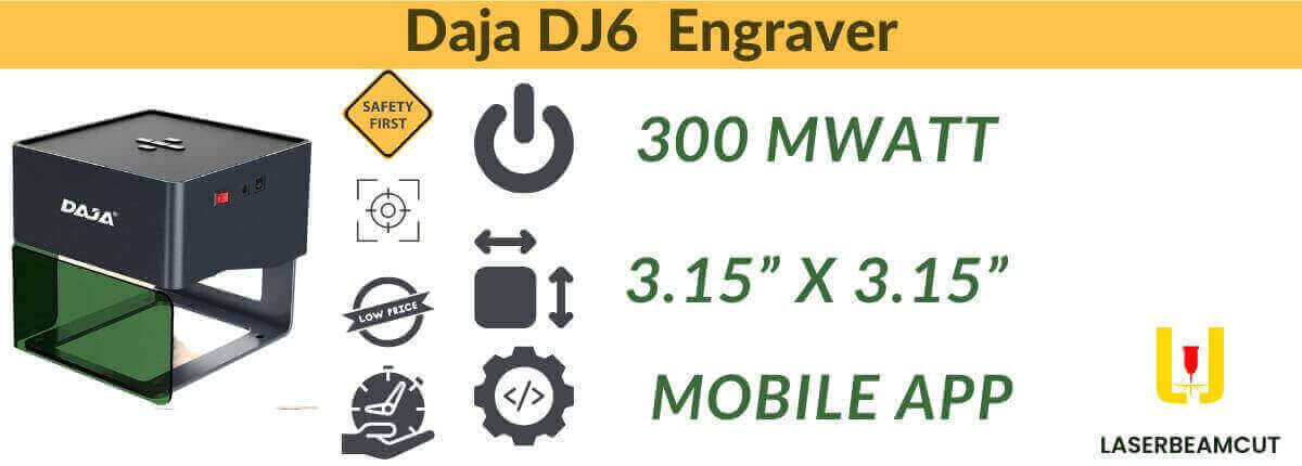 key features of dj 6 engraver